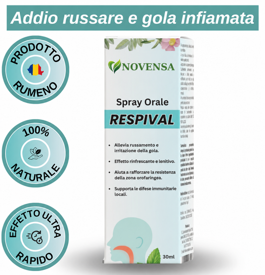 Spray orale per la pulizia dei polmoni e il sollievo dalla tosse